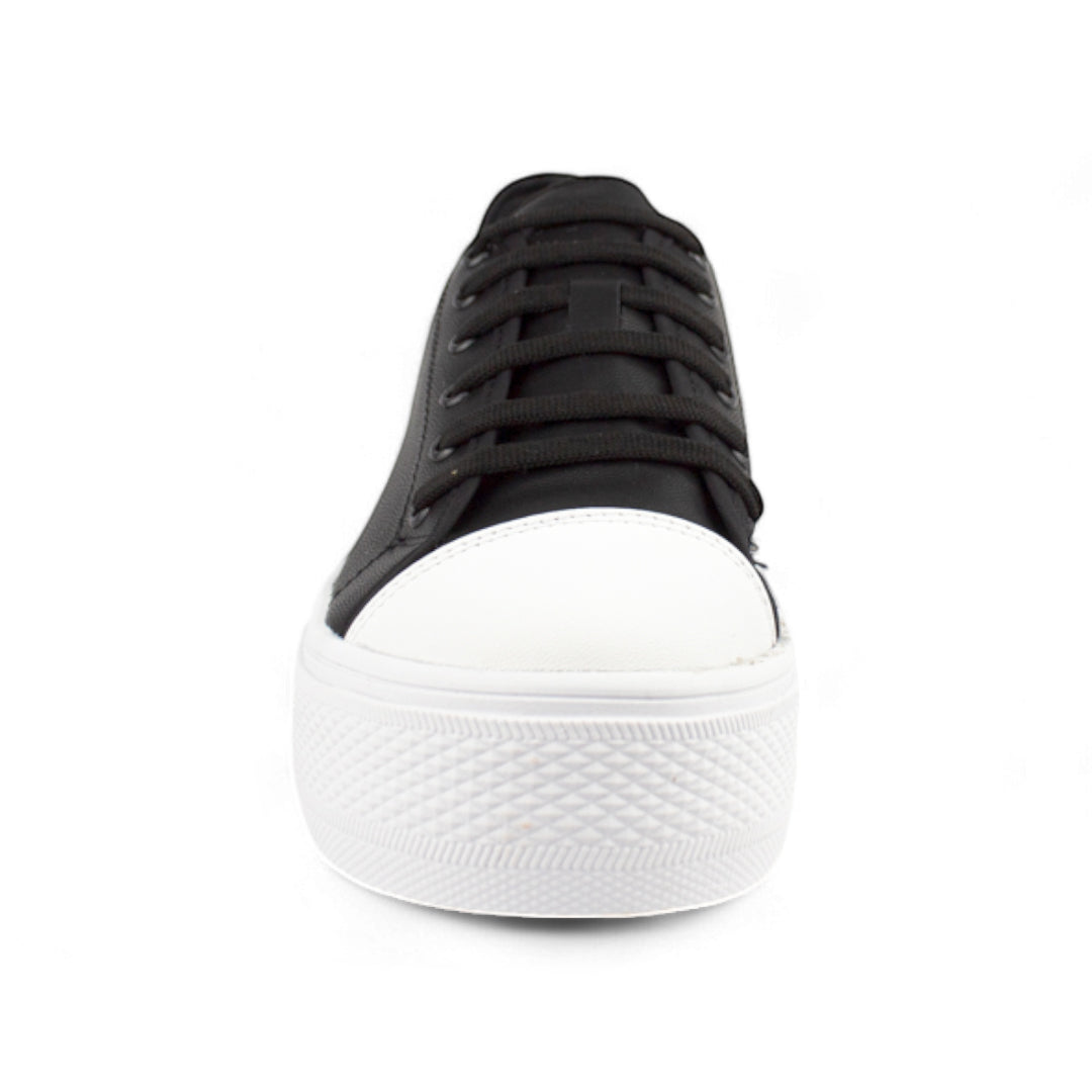 Birmania Casual Negro| Tenis casual suela alta