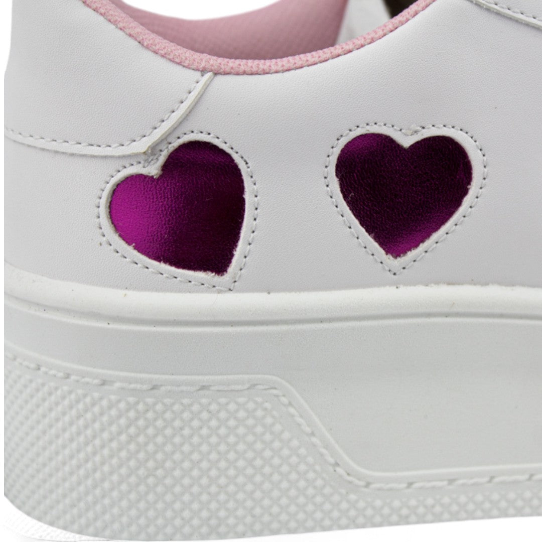 Leena Love Fiusha | Tenis casual con corazones