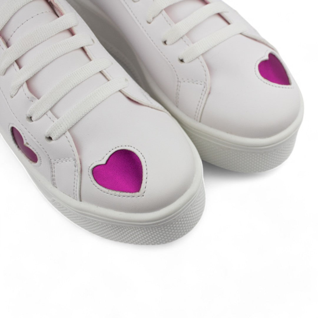 Leena Love Fiusha | Tenis casual con corazones