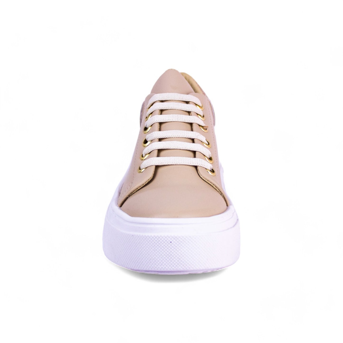 Paris Beige / Rosa  | Tenis Casual con Brillos