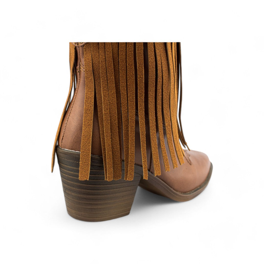 Vaquera Café |  Botin casual mujer